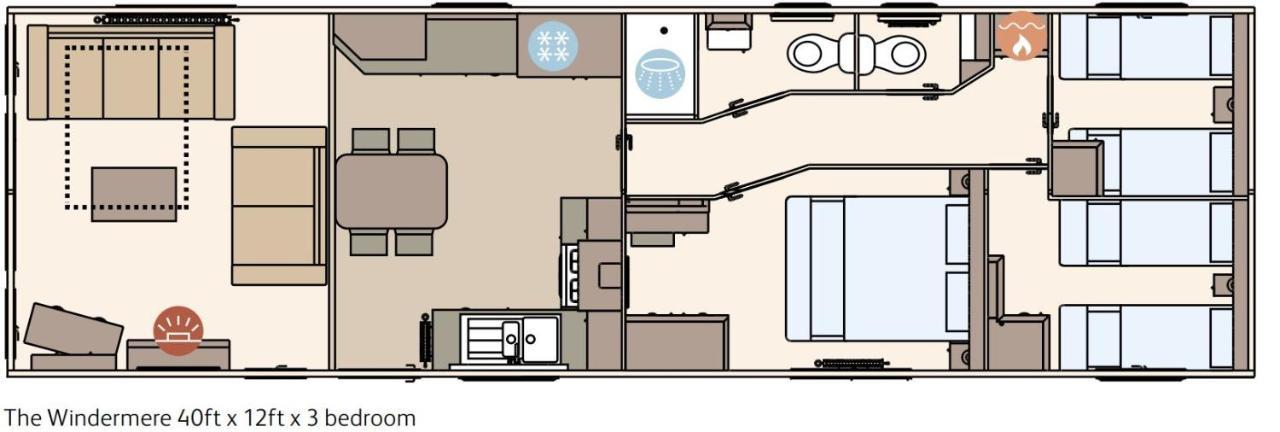 Lake District Prestige Caravan, 3 Bedrooms, Sleeps 8 On Haven Holiday Park Flookburgh Ngoại thất bức ảnh
